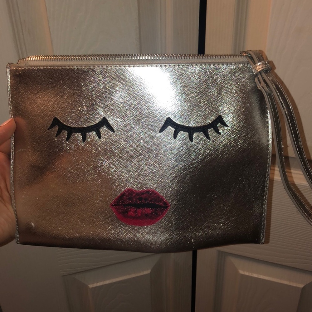 Silver Face Wristlet